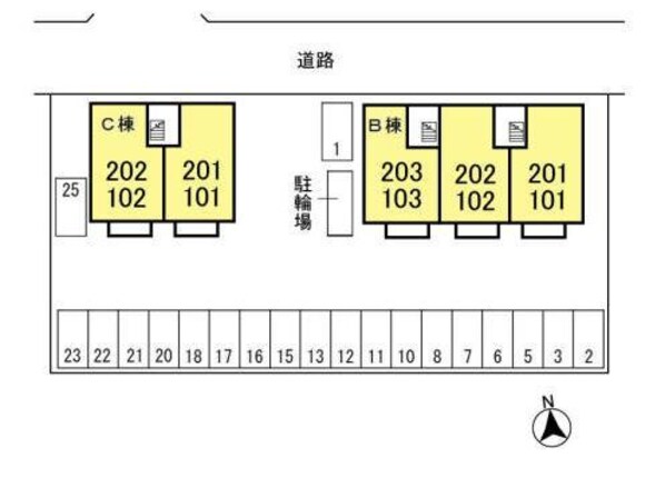 エピナールＢ（連取町）の物件外観写真